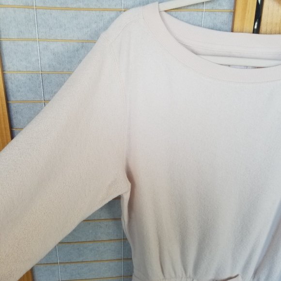 SPIRITUAL GANGSTER Sherpa Off Shoulder Romper Worn 1x XS Pink Cotton Linen Blend - Picture 6 of 12